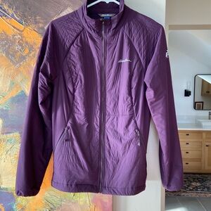 Eddie Bauer First Ascent Eggplant Purple Full-Zip Jacket